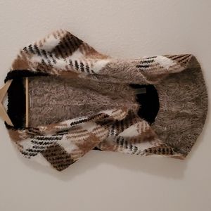 LIQUID BY Sioni Soft Faux Fur Circle Vest L/XL